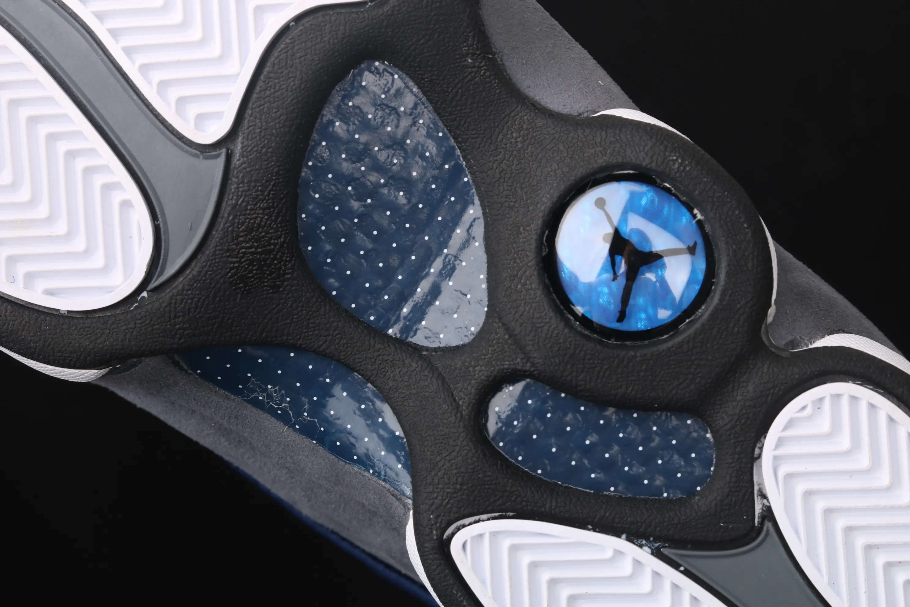 All categories Air Jordan Jordan series basketball shoes Air Jordan 13 J version Air Jordan 13 Flint GIGI AJ13 Joe 13 3M reflective navy blue 414571-404